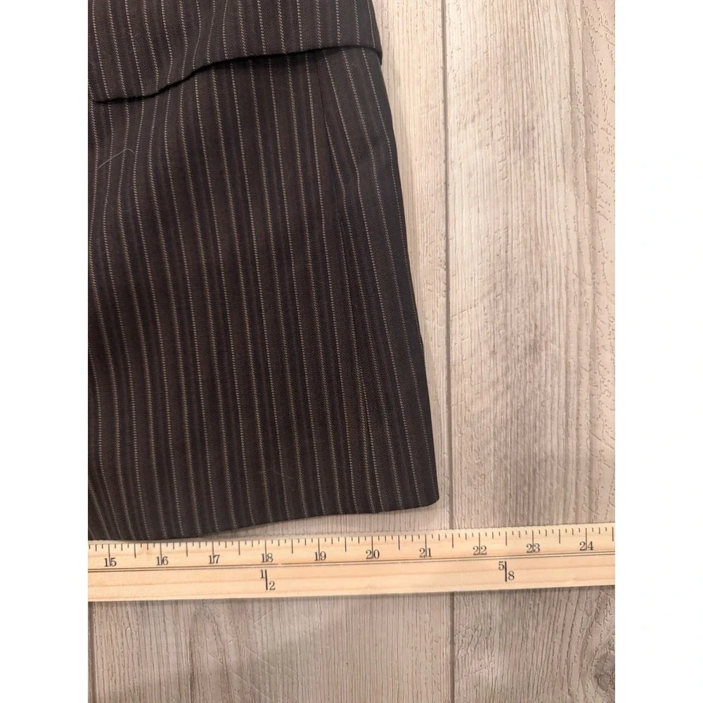 Ted Baker Endurance Mens Brown Pinstripe Wool‎ Cashmere Suit Jacket Blazer NWT